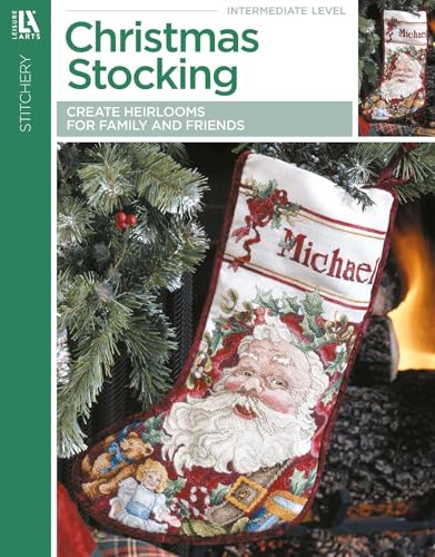 Christmas Stocking-Complete Instructions to Cross Stitch a Santa Stocking Loved Ones will Cherish