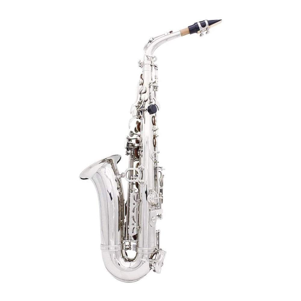 Alto Saxophone E flach antike Sax Full Kit für Studenten Anfänger, mit Tragen von Saxolenkasten Mundstück Riemen Reeds Stand Cork Fett
