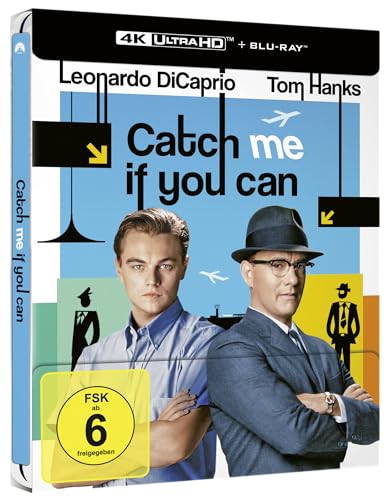 Catch Me If You Can – 4K Steelbook (UHD + Blu-ray Disc)