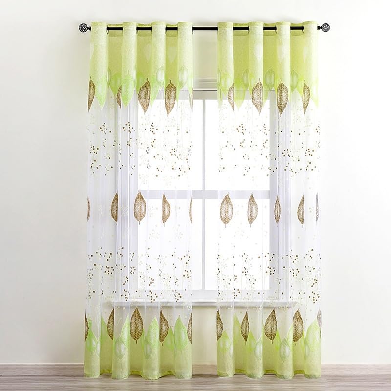 Voilages transparents anti vis-à-vis rideaux tulles tamisants chambre et salon