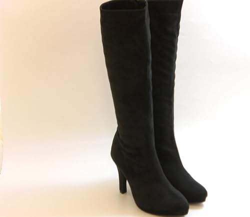 Amazon シュガーシュガー Sugar Sugar ストーム エレガンスロングブーツ ブラックスウェード S 22 22 5cm Sugar Sugar シュガーシュガー ブーツ ブーティ