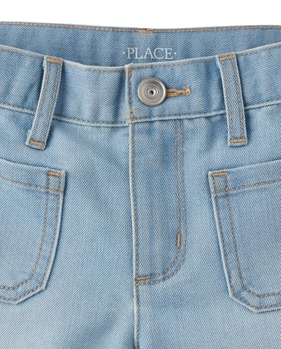 Image of The Children's Place Girls Denim Shortie Shorts