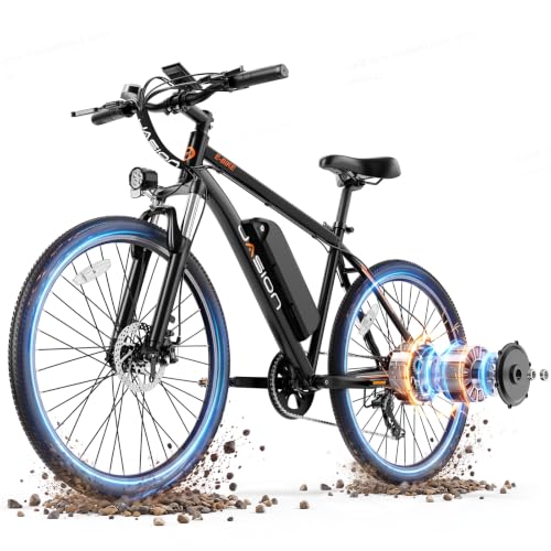 Jasion EB5 Electric Bike for Adults,Max 40Miles for City,Mountain,Beach image 1