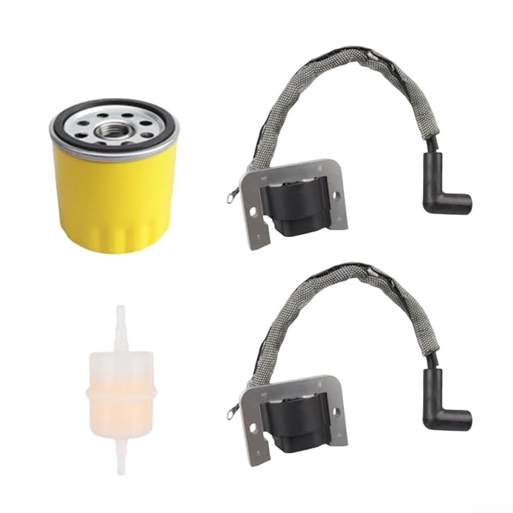 Kit di 2 bobine di accensione di ricambio per motori CV742 CH742 XT675 XT775, compatibile con 24584176S 24584109S 2458493S, componente elettrico per trattori da giardino