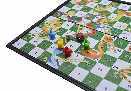 Snakes & Ladders Juego de Mesa con Tablero 10x10 miniatura 5