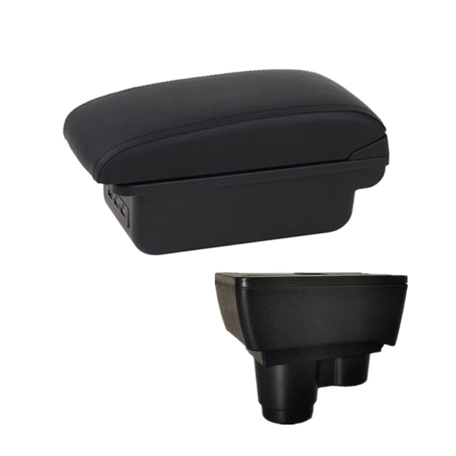 Baiqimv For Renault For Dacia For Duster 2 3 2018-2022 Car Armrest Box Central Console Storage Accessories With USB Charging(B2 3 USB)