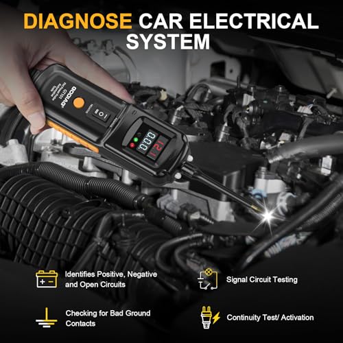 Image of GODIAG Power Circuit Probe Tester, Auto Short Circuit, Relay Fuse Tester, Voltage Tester, 6V 40V DC Auto Electrical System Test Tool Kit, Diode Resistance Check for Motorcycle Trucks