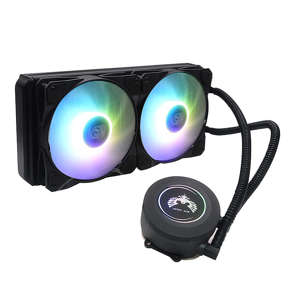 Buy Seedom 240 RGB AIO CPU Liquid Cooler PWM Fan Copper Pump Head Dense