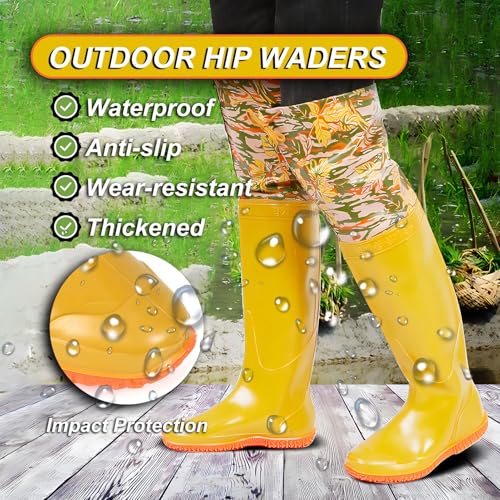 Hip Waders Waders Leves De Quadril Para Homens, Botas De Pesca Impermeáveis ​​de Joelho Alto, Waders