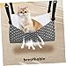 Alasum 2Pcs Adjustable Cat Hammock Indoor Pet Swing Hanging Design for Cats of All Easy Installation Space Saving Cat Cage Accessory