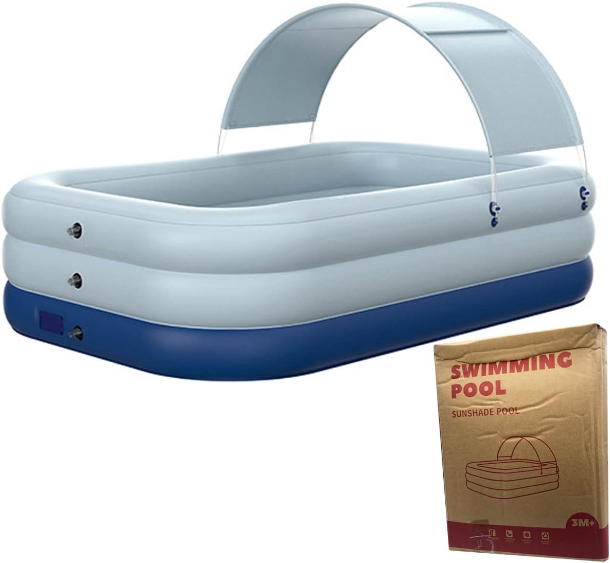 Caylingdee Outdoor Inflatable Swimming Pool for Kids and