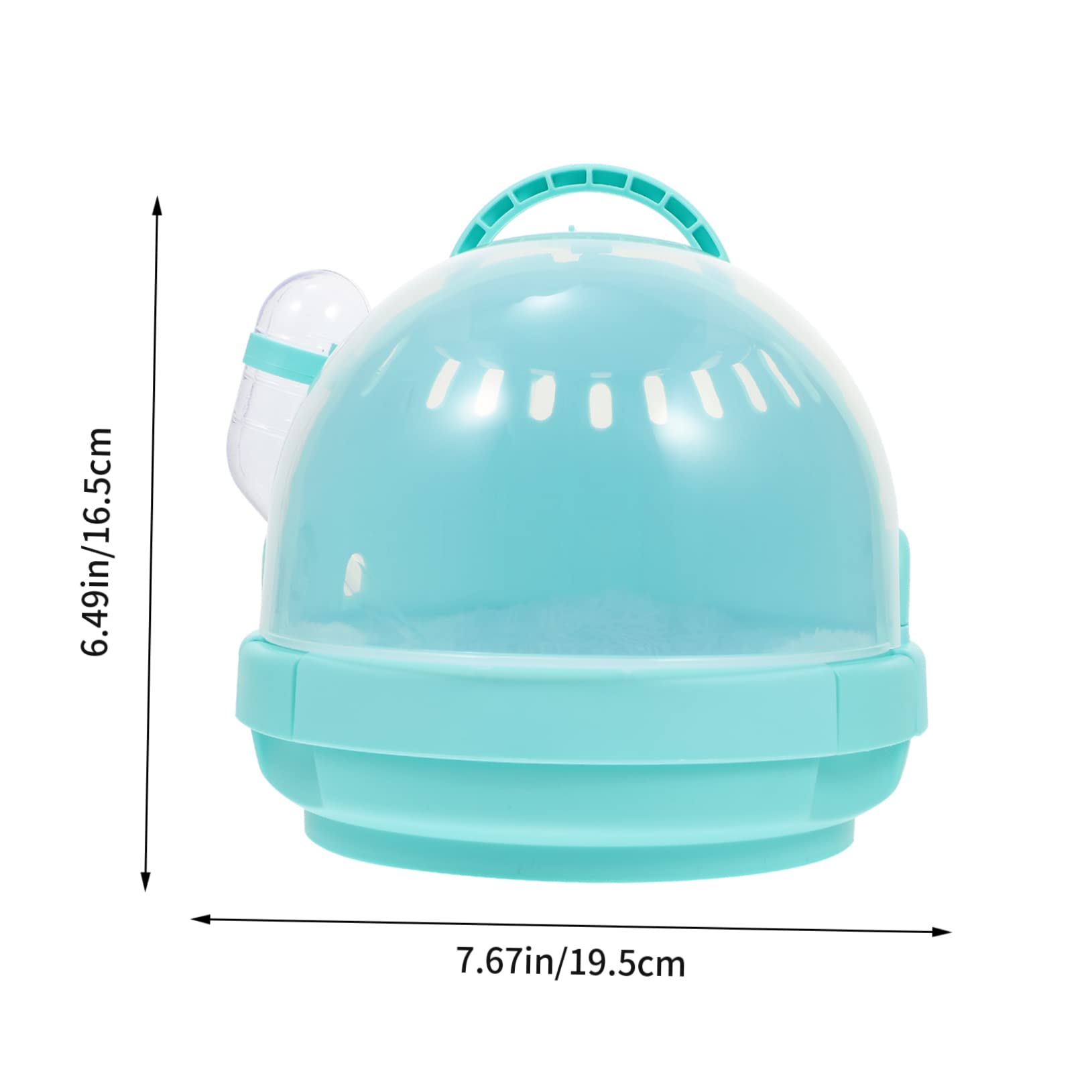 VANZACK Portable Pet Carrier Cage for Hamster Hedgehog Animals Multifunctional Outdoor with Mat Water Feeder for Sugar Gliders Juvenile Rabbits