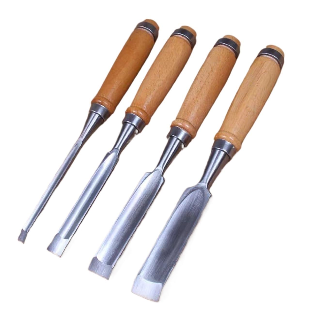Zestaw do rzeźbienia w drewnie 4 sztuki/zestaw 240 mm zestaw dłut do rzeźbienia w drewnie narzędzie ręczne narzędzia do rzeźbienia w drewnie (zestaw 1)