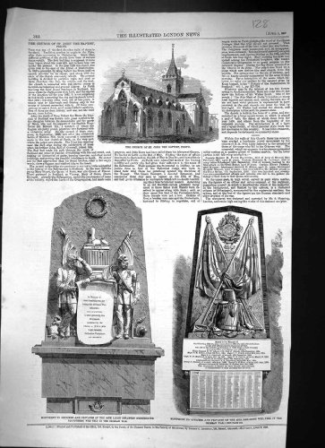 Copie Antique de la Guerre 1859 de la Crimée de Monument de Perth de Baptiste de St John d'Église Perth… Copie Antique de la Guerre 1859 de la Crimée de Monument de Perth de Baptiste de St John d'Église Perth…