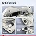 KAX 19B2792A Brake Caliper Rear Assembly with Bracket Compatible for INFINITI G35 2005-2008, G37 2009-2010, M35 2006-2009, M45 2006-2009, Nissan 350Z 2006-2009, 370Z 2009, OEM19B2793A+19B2792A