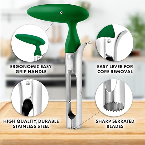 Image of Zulay Kitchen Stainless Steel Apple Corer Tool