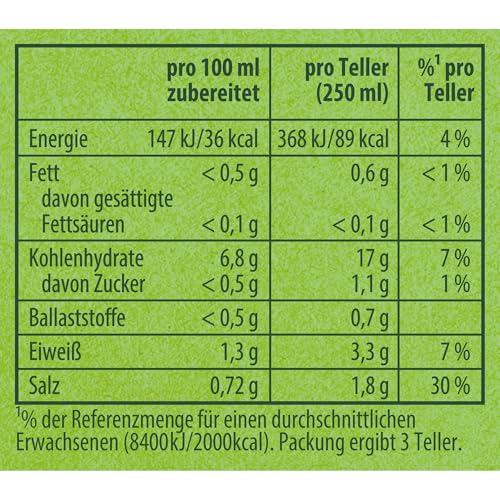 Knorr Suppenliebe Fertigsuppe Rindfleisch Suppe, 3 Portionen, 76g