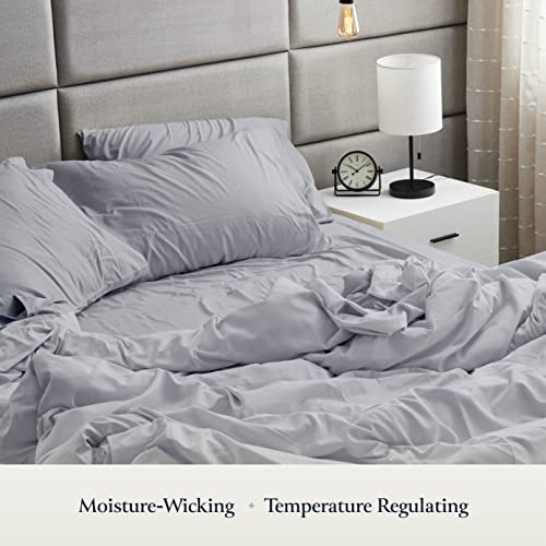 BELADOR Luxury 4 Piece Twin Bed Sheets - Silky Soft, Breathable Hotel-Style Sheets With Deep Pocket, Secure-Fit Elastic and Wrinkle-Free Oeko-Tex sheets, Pillowcase Set - Image 5