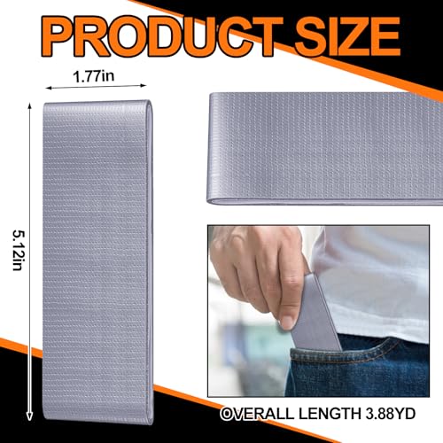Image of 12 Pack 1.77 in x 10 ft Travel Duct Tape Mini Pocket Size Flat Roll Flexible Heavy Duty Waterproof Tear by Hand for Repair Outdoor Emergency Gear EDC DIY Craft Camping Hiking (Silver)