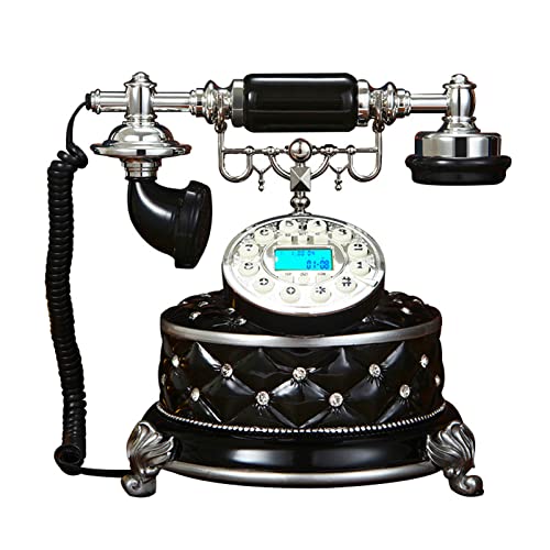 Téléphone fixe câblé objet de collection rétro blanche idée cadeau maison - 2