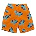 i play. Baby Boys' Pocket Trunks with Swim Diaper, Orange Dump Truck, 6 Months
