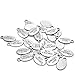 VIDRIO Pack of 80 Flat Best Friends Charms Pendants Silver Craft Supplies for Jewelry Making Tibetan Accessories for Bracelets Necklace DIY