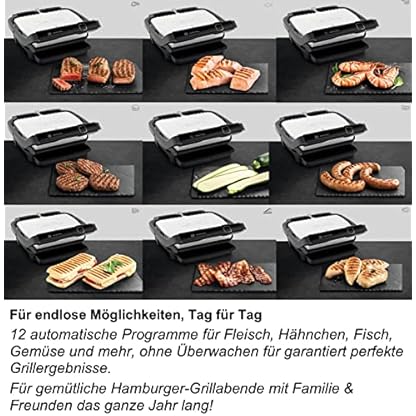 Tefal Optigrill Elite MEGA PACK Kontaktgrill mit Grillboost-Funktion 2000W + Snacking & Baking Backschale… – Bild 3