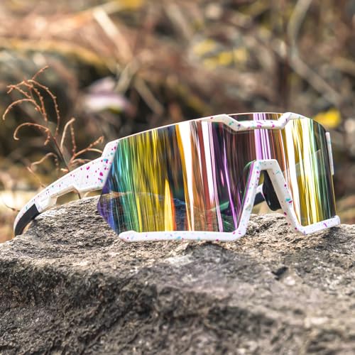 Image of Photochromic Z87 Safety Sports Sunglasses for Men Women, ANSI Z87 TR90 Frame UV400 Protection for Running Cycling