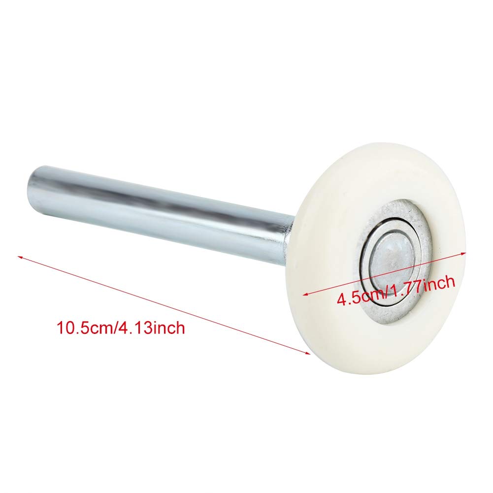 Nylon Garage Door Roller 1.8", Ruspela 10PCS Garage Door Gate Nylon Roller Sectional Replacement Bearing Wheel 2in Stem - Image 2