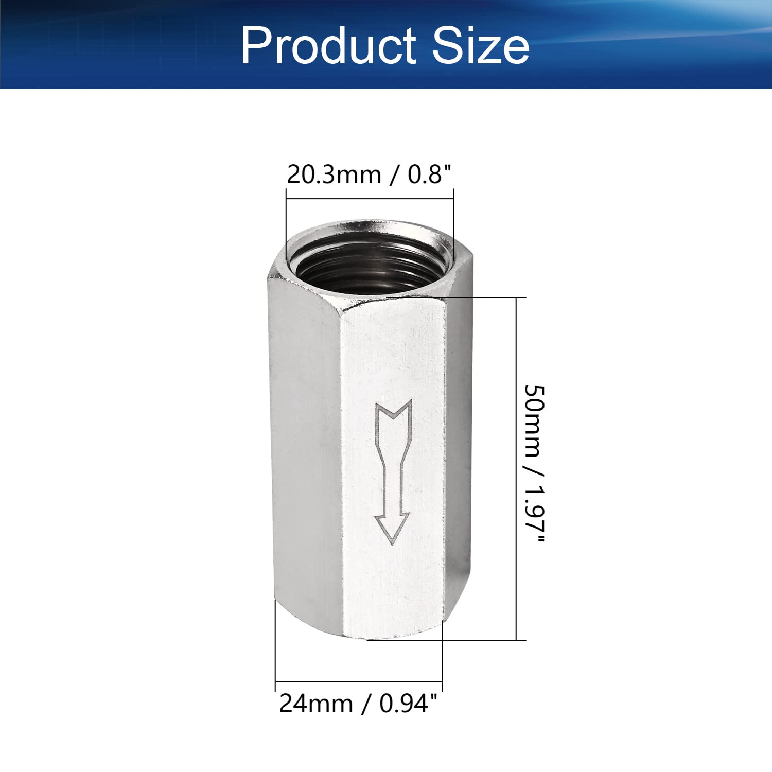 チェック用 Amazon.co.jp: Othmro スレッド径20.3mm Gねじ 2個入り エアチェック