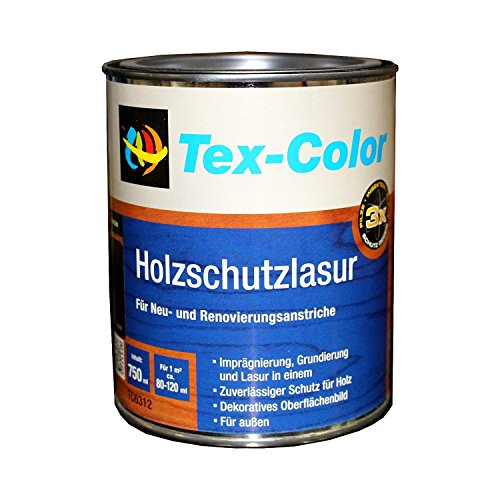 TEX-COLOR HOLZSCHUTZLASUR - 0.75 LTR (FARBLOS) [SP]