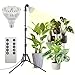 Produktbild SANSI 40W Dimmbare LED Pflanzenlampe für Zimmerpflanzen mit Ständer, 4000K Vollspektrum E27 Pflanzenlicht mit Fernbedienung, 4/8/12 Stunden Timer, 4 Helligkeits, 40110cm Höhenverstellbar