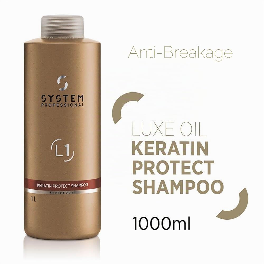 Wella SP Code Energy Luxe Keratin Shampoo, 1000 ml