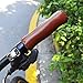 Jonscart Brown Beach Cruiser Bike Bicycle Soft Synthetic Leather Handlebar Cover Hand Grips Bar with End Cap and Needle