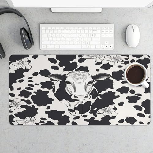 Tapete para mouse grande de escritorio con base de goma miniatura 5