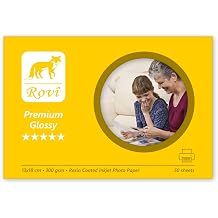 Rovi Premium Glossy Photo Paper 300gsm 50yp 13x18