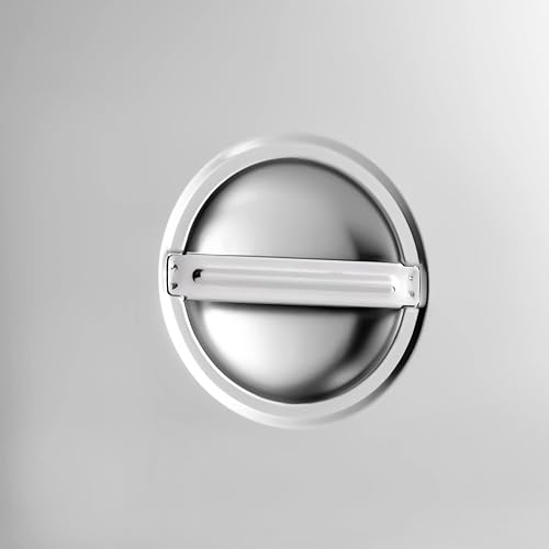 Miniatura 7 de Fetcoi Paquete de 6 tapas de mesa de vapor de acero inoxidable de tamaño 11, cubierta sólida de sartén de hotel con asa para sartén de alimentos al