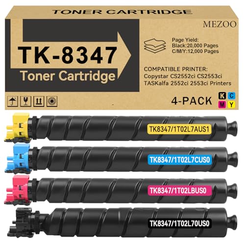 Image of TK-8347 Toner Cartridge High Yield TK-8347K TK-8347C TK-8347M TK-8347Y