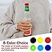 Bottle Caps, Beer Bottle Caps Silicone Reusable Soda Bottle Stopper Hat Sealer Cover for Soft Drink, Beverages, HomeBrew, Kitchen Gadgets, Prevent Spillage, Dishwasher Safe, BPA-Free (Mix, 6 Pack)