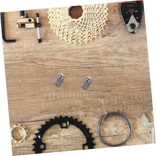 Toddmomy 2 piezas tapas ligeras antipolvo para válvulas de bicicletas de carretera y montaña miniatura 6