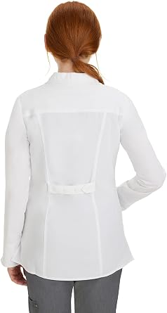 Healing Hands Felicity Full Sleeve Lab Coat For Women 4 Pockets