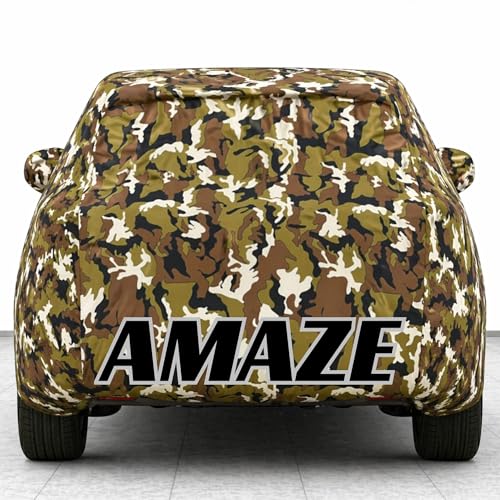 Image of Kings of Cover New Jungle 100% Waterproof Amaze Car Cover | Polyester Car Body Cover for Rain & Sun | UV Protection, Dustproof, Scratch Resistant, Windproof, Heat Resistant, Custom Fit