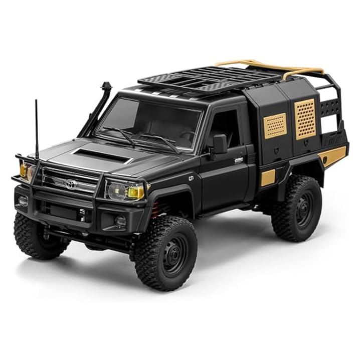 RMT Models Coche teledirigido Toyota Land Cruiser Supertourer 1:12 | 4WD tracción total | 2,4 GHz control remoto | batería de ion de litio de 7,4 V 1200 mAh | iluminación LED | 60 minutos de tiempo de