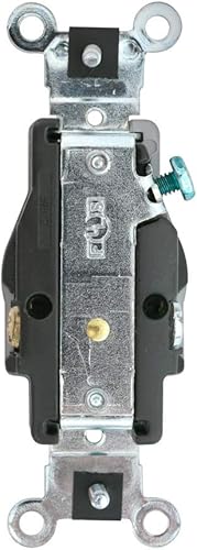 Miniatura 3 de Leviton W5461-E - Salida de receptáculo individual, resistente a la intemperie, 20 amperios, 250 voltios, grado de especificación industrial de