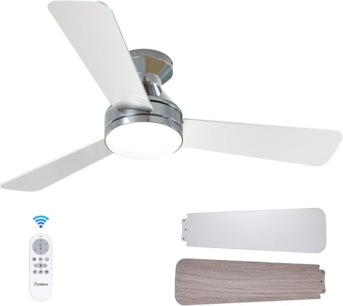 Amico Ceiling Fan with Lights Best Fan for Small Rooms This ceiling fan is a fantastic decorative
