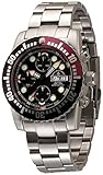zeno diver review  Zeno-Watch Herrenuhr - Airplane Diver Automatic Chronograph Numbers, Black/red - 6349TVDD-3-a1-7M
