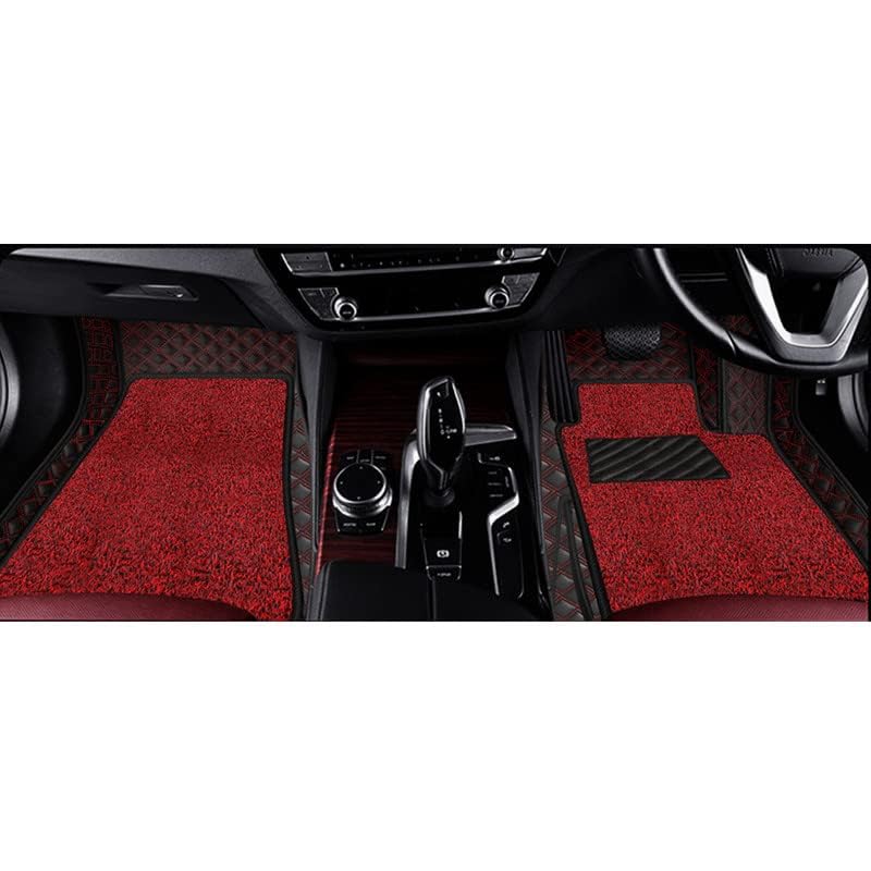 Image of Premium 7D Car Floor Mat for BYD Atto 3 | Black Red