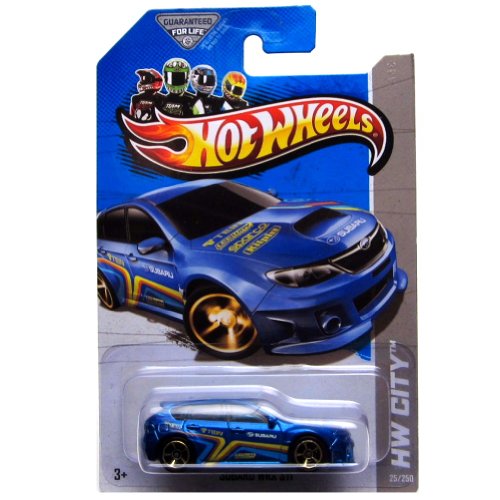 Subaru WRX STI '13 Hot Wheels 25/250 (Bleu) voiture miniature de collection échelle 1:64