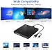Unidad Externa de CD DVD, USB 3.0 Tipo C Puerto Dual Portátil...