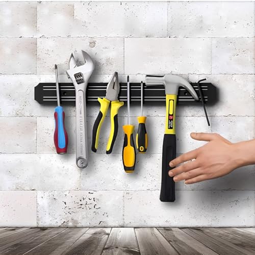 Barra Magnética Para Faca Metal Ímã Cozinha 50 Cm